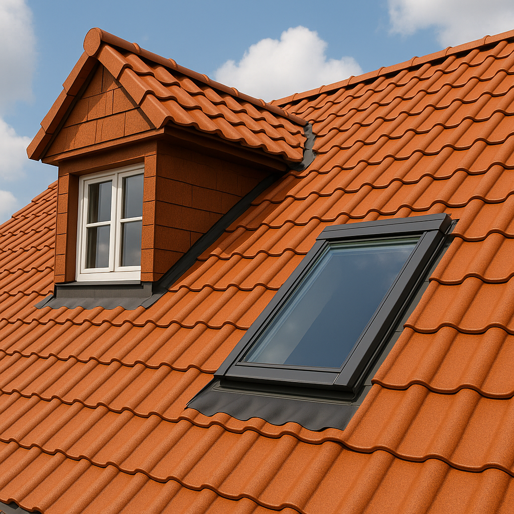 Dachgauben und Dachfenster